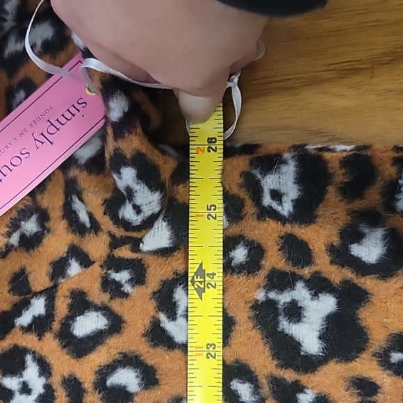 NWT Simply Southern 2xl leopard print shacket - Picture 4 of 9